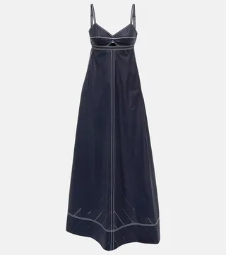 Cutout maxi dress