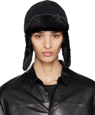 mastermind WORLD Black Pilot Cap
