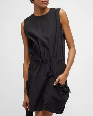 Short Active Dress with Elastic Waist