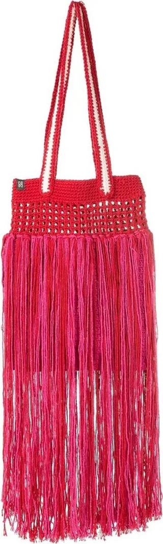 Felipa fringe-detail knitted tote bag