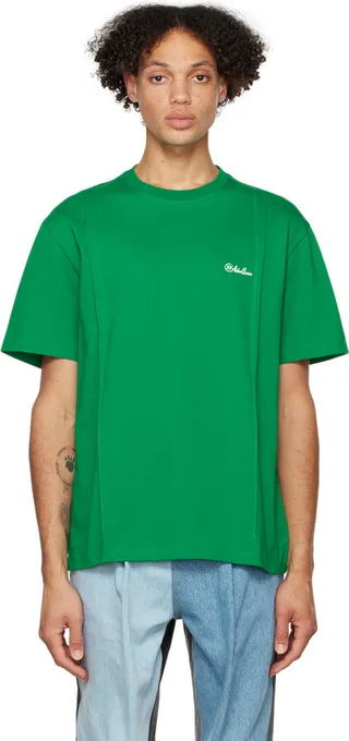 ADER error Green Fluic T-Shirt