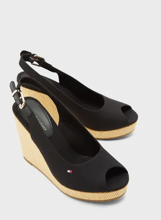 Iconic Elena Sling Back Wedge Pump - BDS