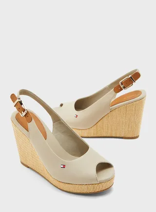 Iconic Elena Sling Back Wedge Pump - AEP