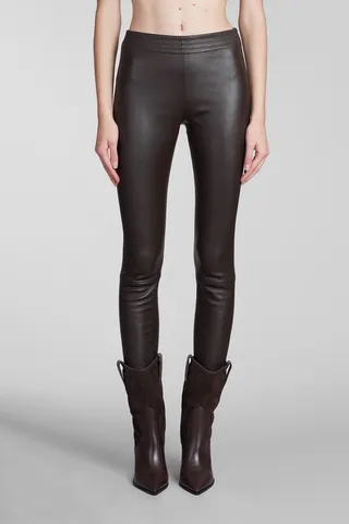 Pants In Brown Leather