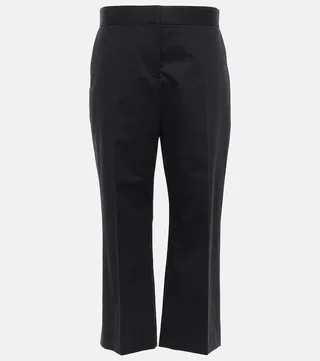 Bapri cotton-blend cropped pants