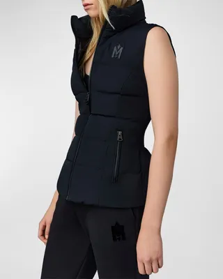 Gisela Down Zip Vest