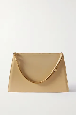 The Row - Delanie Leather Shoulder Bag - Cream
