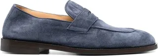 Suede Penny Loafers