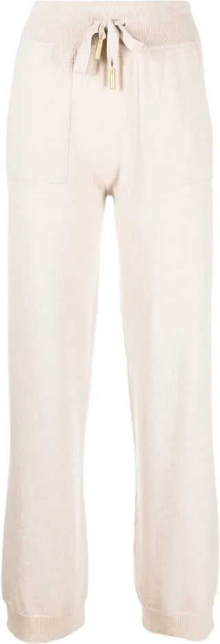 Fine-Knit Cashmere Track Pants