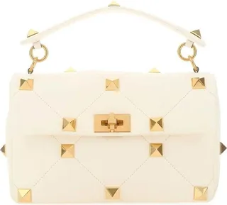 Valentino Garavani Roman Stud Quilted Tote Bag