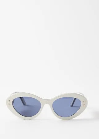 Diorpacific B1u Cat-eye Acetate Sunglasses