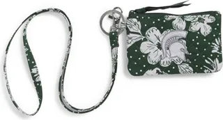 Women's Vera Bradley Michigan State Spartans Rain Garden Zip Id Lanyard