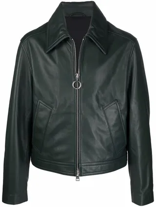Zipped Leather Jacket