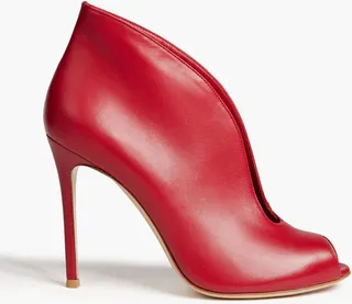 Leather ankle boots