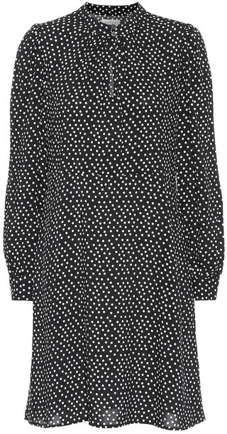 Delores polka-dot minidress