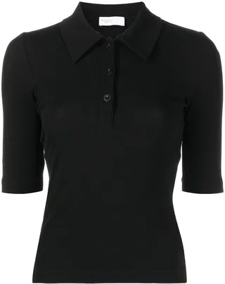 Short-Sleeve Cotton Polo Shirt
