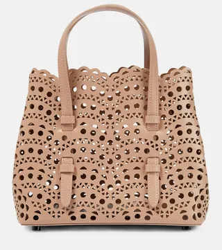 Le Mina 20 Vienne Wave leather tote bag