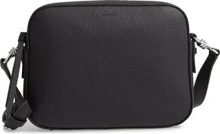 Captain Square Leather Crossbody Bag