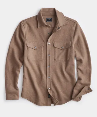Military Shirt in Camel