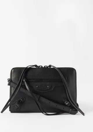 Neo Classic City Grained-leather Pouch