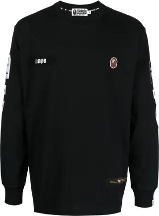 appliqué-logo long-sleeve T-shirt