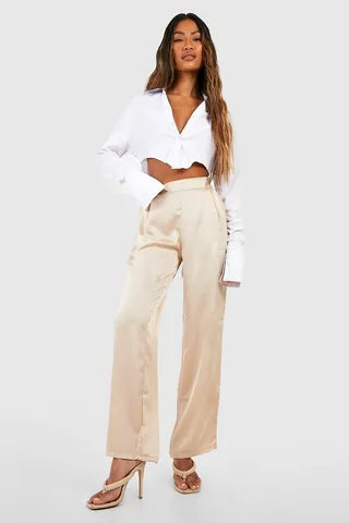 Relaxed Fit Straight Leg Pants