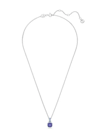 September Birthstone Pendant Rhodium Plated Necklace