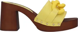 Mules & Clogs Yellow