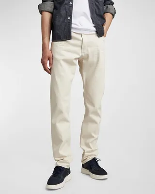 Men's Triple A Straight-Leg Twill Pants