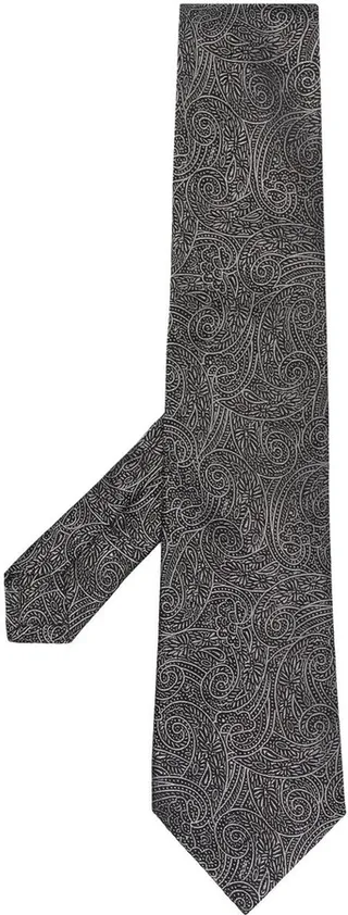 Paisley-Print Silk Tie