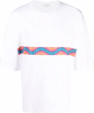 Wave organic-cotton T-shirt