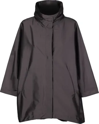 Nylon Blend High Neck Jacket