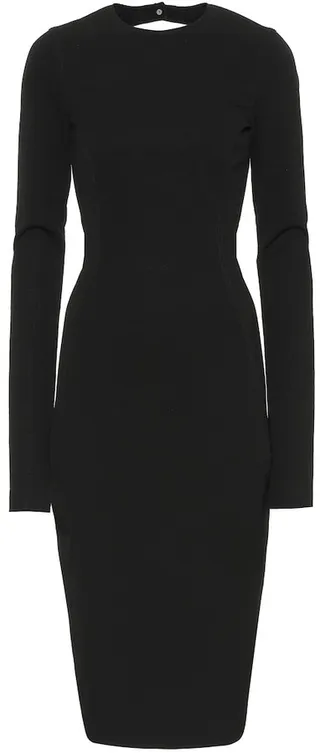 Sade cotton-blend dress