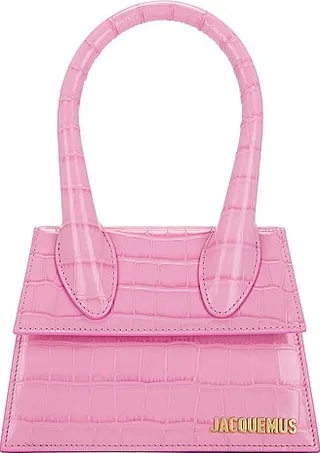 JACQUEMUS Le Chiquito Moyen Bag in Pink