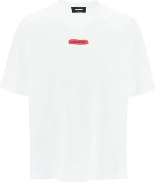 Dsquared2 Logo Printed Crewneck T-Shirt