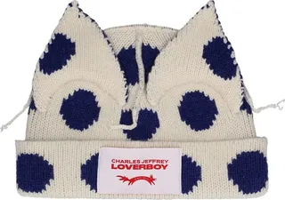 Polkadot Ears wool blend beanie