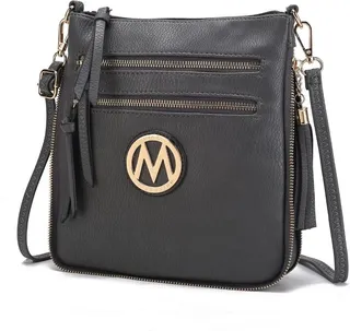 MKF Collection by Mia K Angelina Expendable Crossbody Handbag - Grey