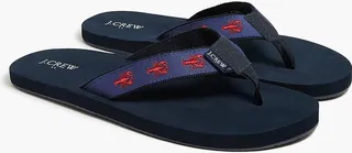 J.Crew Factory Men's Embroidered Flip-Flops