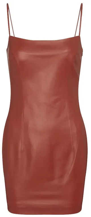 Leather minidress