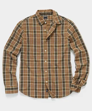 Tan Check Madras Workshirt