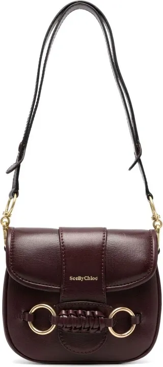 Saddie leather shoulder bag