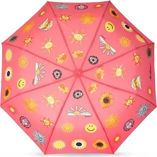 Moschino Graphic-Printed Compact Umbrella