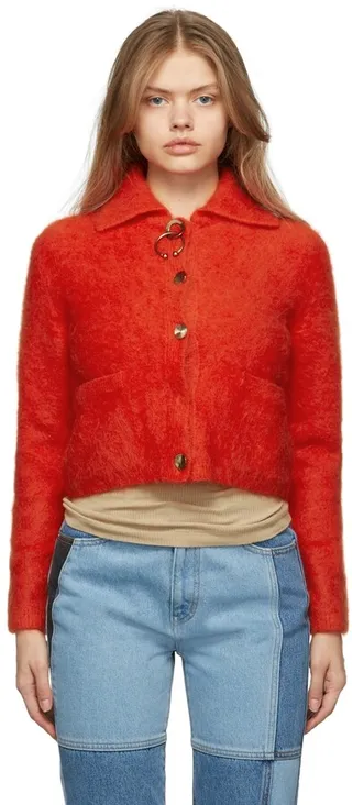 Andersson Bell Orange Hailey Cardigan