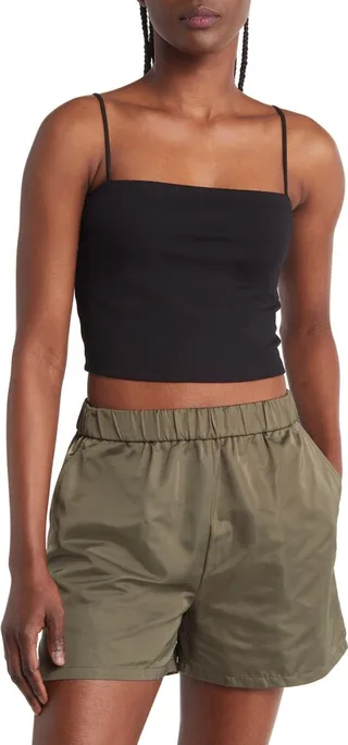 Square Neck Crop Camisole