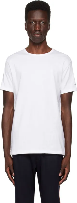 Paul Smith Three-Pack White Crewneck T-Shirts