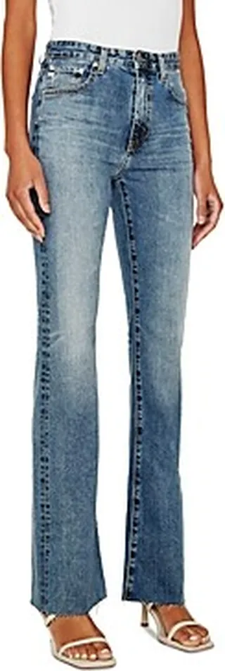 Ag Alexxis High Rise Bootcut Jeans in 17 Years Waveview