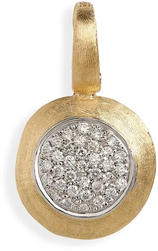 Jaipur 18K Yellow Gold Small Pavé Diamond Pendant