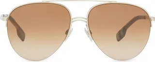 Top Bar Aviator-Style Sunglasses
