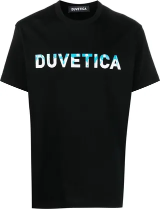 logo-print cotton T-shirt