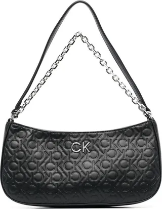Logo-Debossed Shoulder Bag